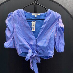 Miss Selfie Shimmer Crop Top